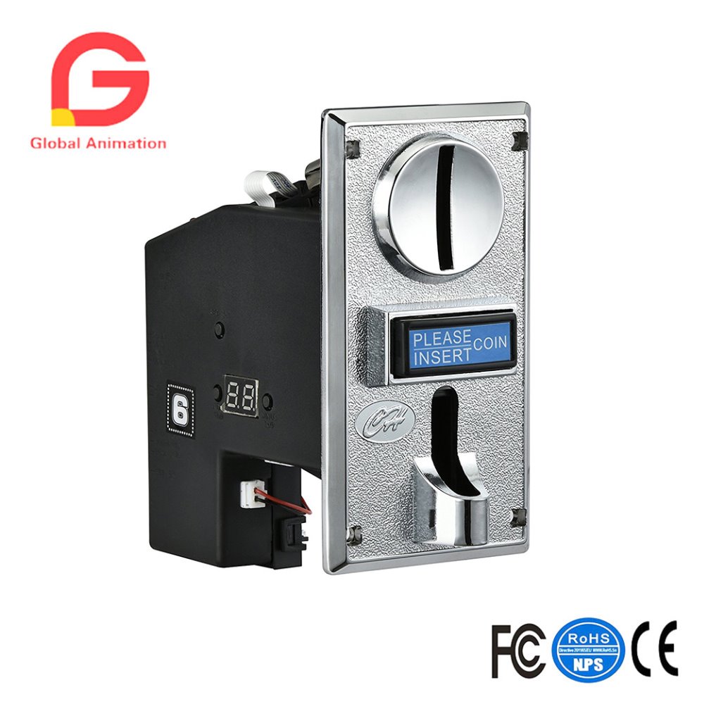 Arcade Game Vending Machine - CH-924، 4 متقبل ميكانيكي متعدد العملات