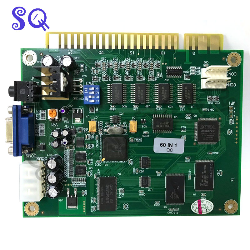 لوحة ألعاب متعددة 60 في 1 بنظا - مراجعة Arcade Button Pcb وسعره
