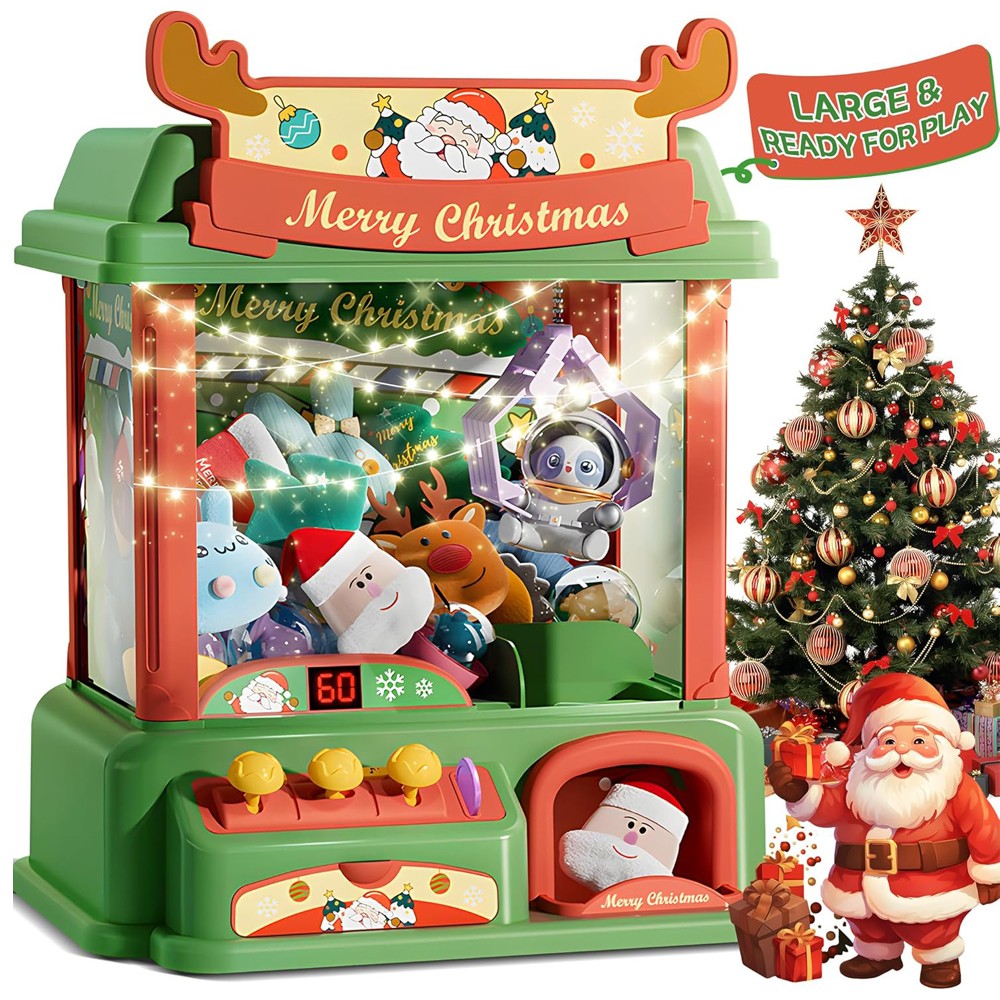 آلة مخلب عيد الميلاد للأطفال ، - مراجعة Arcade Game Vending Machine وسعره