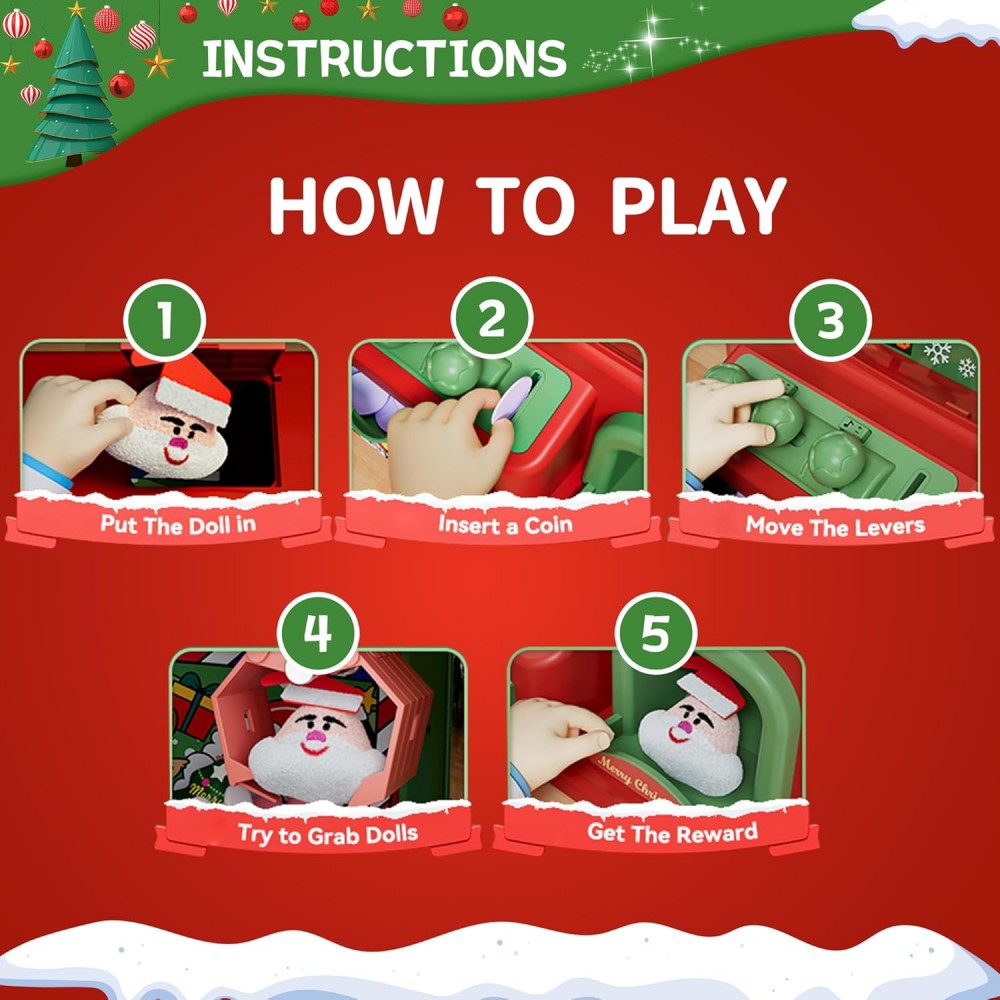 آلة مخلب عيد الميلاد للأطفال ، - مراجعة Arcade Game Vending Machine وسعره