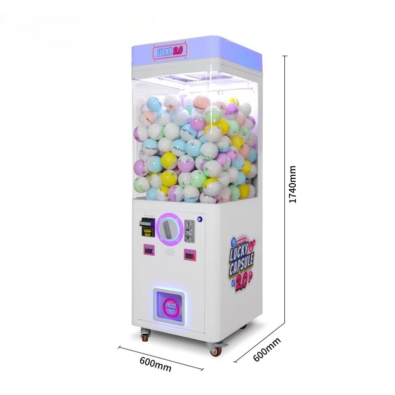 آلة بيع ألعاب الكبسولات التجار - مراجعة Arcade Ticket Machine وسعره