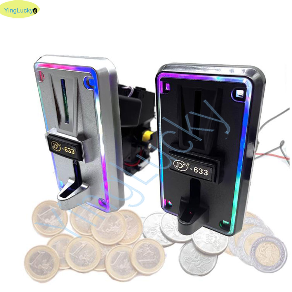 الملونة LED متعددة عملة متقبل  - مراجعة Arcade Ticket Machine وسعره