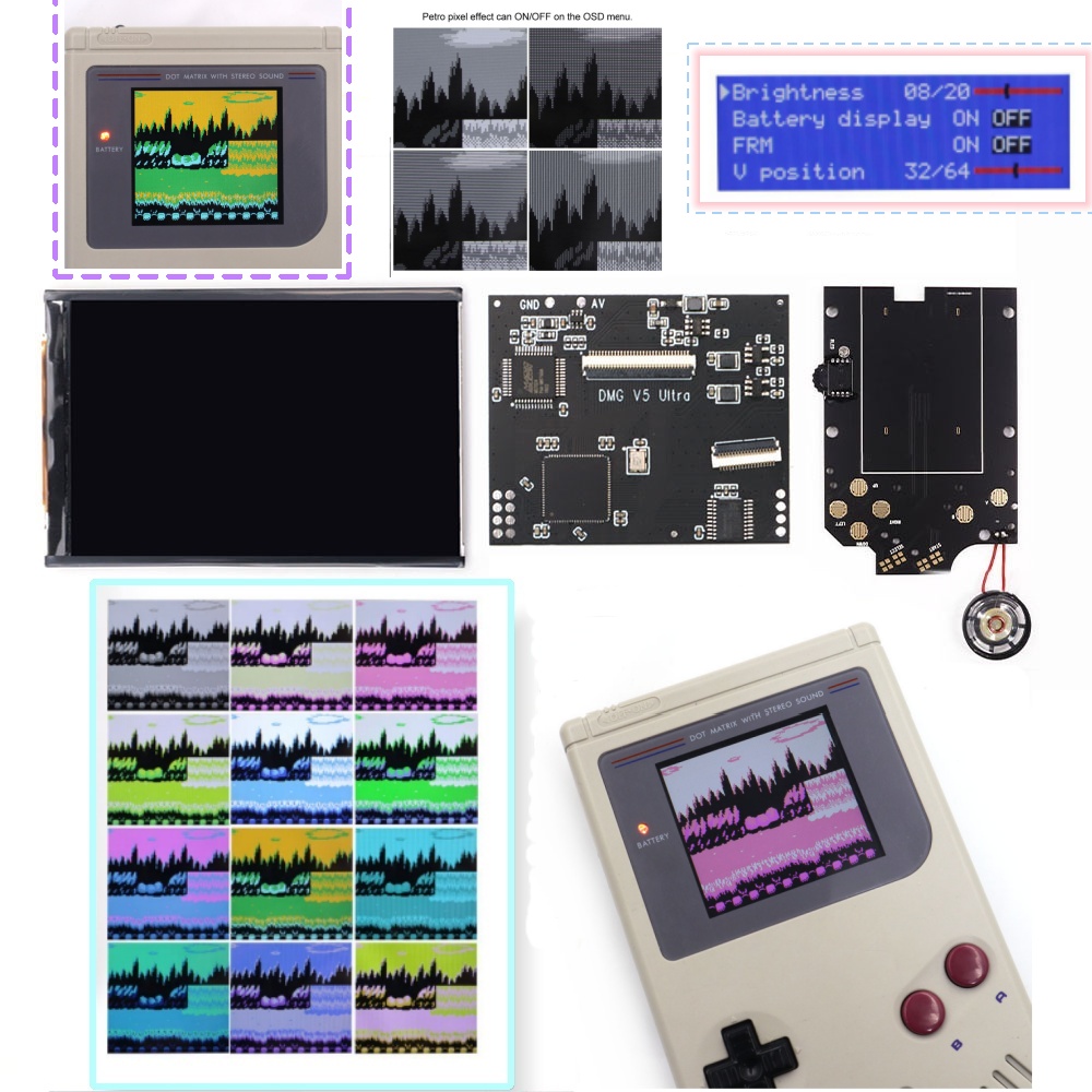 شاشة RIPS بـ 36 لونًا متغيرة ل - مراجعة Lcd Screen Arcade وسعره