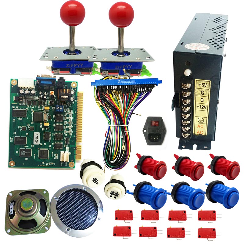 الكلاسيكية جاما ممر لعبة 60 في - مراجعة Arcade Button Pcb وسعره