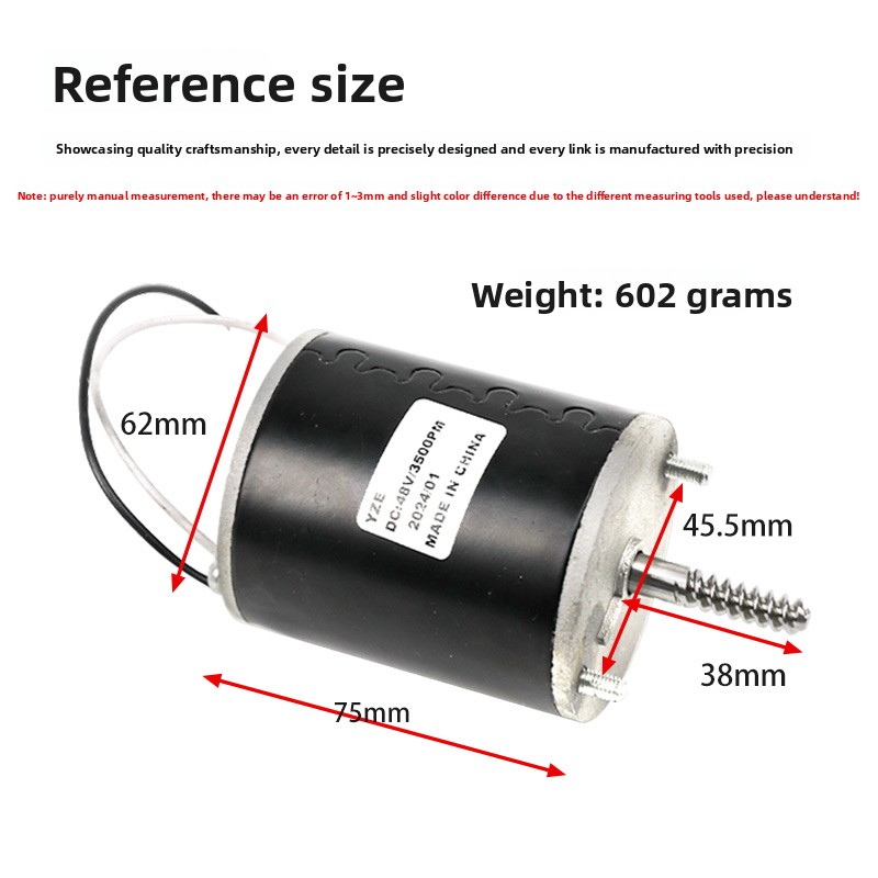 ترس محرك عالي السرعة 48 فولت ع - مراجعة Crane Claw Motor وسعره