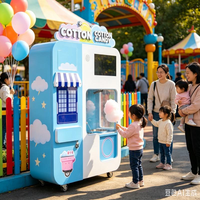 آلة بيع حلوى القطن المخصصة، صا - مراجعة Candy Floss Machine وسعره